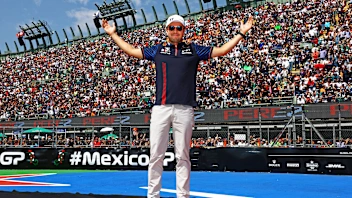 MEXICO CITY, MEXICO - OCTOBER 29: Sergio Perez of Mexico and Oracle Red Bull Racing poses for a