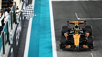 ABU DHABI, UNITED ARAB EMIRATES - DECEMBER 07: Lewis Hamilton of Great Britain driving the (44)