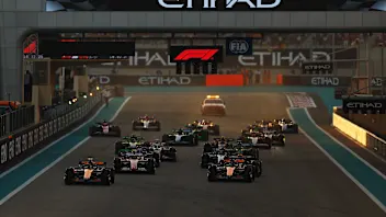 ABU DHABI, UNITED ARAB EMIRATES - DECEMBER 08: Lando Norris of Great Britain driving the (4)