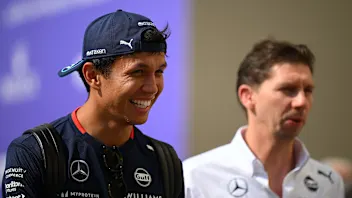 ABU DHABI, UNITED ARAB EMIRATES - DECEMBER 07: Alexander Albon of Thailand and Williams and James