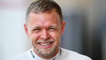 BAHRAIN, BAHRAIN - FEBRUARY 21: Kevin Magnussen of Denmark and Haas F1 looks on in the Paddock