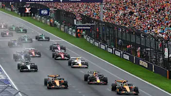 MELBOURNE, AUSTRALIA - MARCH 16: Lando Norris of Great Britain driving the (4) McLaren MCL39