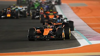 LUSAIL CITY, QATAR - NOVEMBER 28: Oscar Piastri of Australia driving the (81) McLaren MCL39