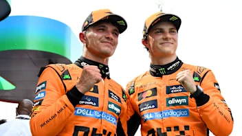 BARCELONA, SPAIN - JUNE 01: Race winner Oscar Piastri of Australia and McLaren and Second placed