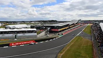 NORTHAMPTON, ENGLAND - JULY 03: Esteban Ocon of France driving the (31) Alpine F1 A522 Renault on