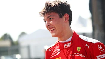 MONZA, ITALY - SEPTEMBER 03: Race winner Oliver Bearman of Great Britain and PREMA Racing (8)