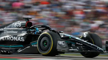 CIRCUIT OF THE AMERICAS, UNITED STATES OF AMERICA - OCTOBER 21: George Russell, Mercedes F1 W14