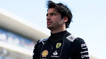 AUSTIN, TEXAS - OCTOBER 22: Carlos Sainz of Spain and Ferrari prepares to drive on the grid prior