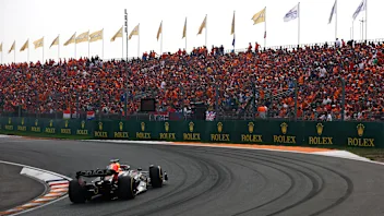 ZANDVOORT, NETHERLANDS - SEPTEMBER 04: Race winner Max Verstappen of the Netherlands driving the