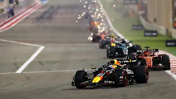 BAHRAIN, BAHRAIN - MARCH 02: Max Verstappen of the Netherlands driving the (1) Oracle Red Bull