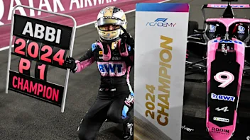 LUSAIL CITY, QATAR - NOVEMBER 30: 2024 F1 Academy Champion Abbi Pulling of Great Britain and Rodin
