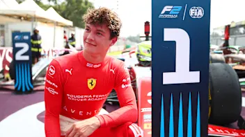 MONZA, ITALY - AUGUST 31: Race winner Oliver Bearman of Great Britain and PREMA Racing (3)