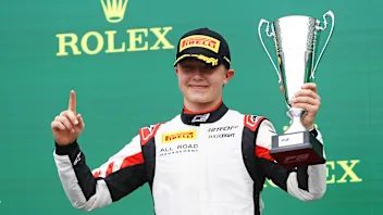 MELBOURNE, AUSTRALIA - MARCH 23: Race winner Martinius Stenshorne of Norway and Hitech Pulse-Eight