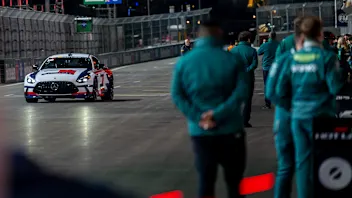 STREETS OF LAS VEGAS, UNITED STATES OF AMERICA - NOVEMBER 21: Ford Pirelli Hot Laps activity during