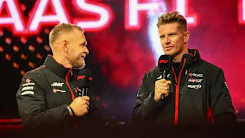 LAS VEGAS, NEVADA - NOVEMBER 23: Nico Hulkenberg of Germany and Haas F1 looks on from the drivers