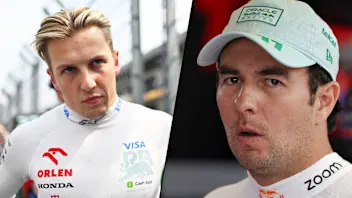 MEXICO CITY, MEXICO - OCTOBER 27: Liam Lawson of New Zealand and Visa Cash App RB prepares on the