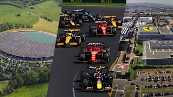 BUDAPEST, HUNGARY - JULY 21: Oscar Piastri of Australia driving the (81) McLaren MCL38 Mercedes