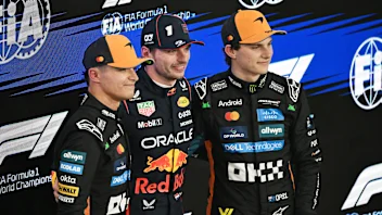 ABU DHABI, UNITED ARAB EMIRATES - DECEMBER 06: Pole position qualifier Max Verstappen of the