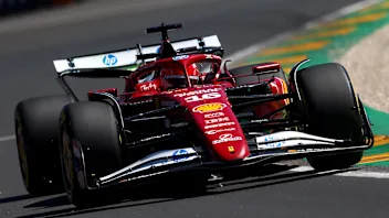 MELBOURNE, AUSTRALIA - MARCH 14: Charles Leclerc of Monaco driving the (16) Scuderia Ferrari SF-25