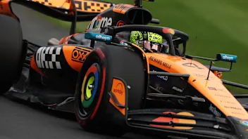 MELBOURNE, AUSTRALIA - MARCH 15: Lando Norris of Great Britain driving the (4) McLaren MCL39