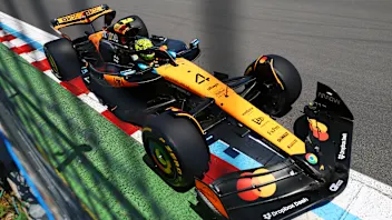 MONTREAL, QUEBEC - JUNE 14: Lando Norris of Great Britain driving the (4) McLaren MCL39 Mercedes on