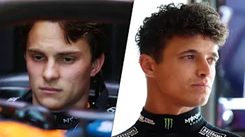 IMOLA, ITALY - MAY 16: Oscar Piastri of Australia and McLaren and Lando Norris of Great Britain and