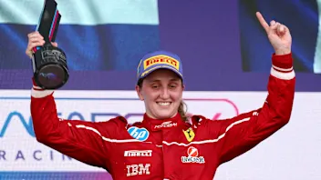 JEDDAH, SAUDI ARABIA - APRIL 20: Race winner Maya Weug of Netherlands and MP Motorsport (64)