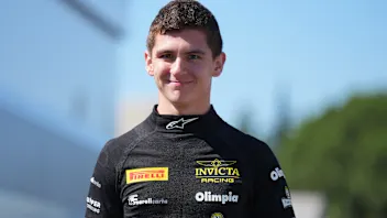 BARCELONA, SPAIN - MAY 30: Leonardo Fornaroli of Italy and Invicta Racing (1) looks on during