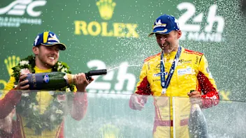 LE MANS, FRANCE - JUNE 15: #83 Ferrari AF Corse Ferrari 499P of Robert Kubica, Yifei Ye and Philip