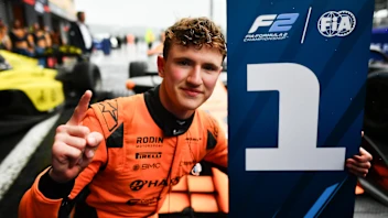 SPA, BELGIUM - JULY 27: Race winner Alexander Dunne of Ireland and Rodin Motorsport (17) celebrates