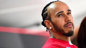 MONTE-CARLO, MONACO - MAY 22: Lewis Hamilton of Great Britain and Scuderia Ferrari talks to the