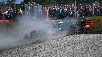 ZANDVOORT, NETHERLANDS - AUGUST 30: Lance Stroll of Canada driving the (18) Aston Martin F1 Team