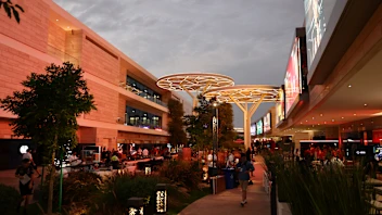 A view of the paddock ahead of the Formula 1 Grand Prix of Qatar at Lusail International Circuit in
