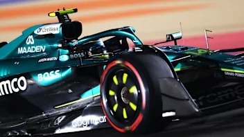 LUSAIL CITY, QATAR - NOVEMBER 29: Fernando Alonso of Spain driving the (14) Aston Martin F1 Team