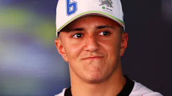 IMOLA, ITALY - MAY 16: Isack Hadjar of France driving the (6) Visa Cash App Racing Bulls VCARB 02