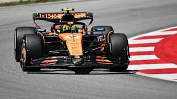 BARCELONA, SPAIN - MAY 30: Lando Norris of Great Britain driving the (4) McLaren MCL39 Mercedes on