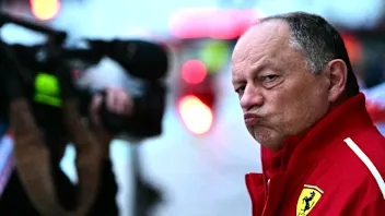 BAHRAIN, BAHRAIN - FEBRUARY 26: Frederic Vasseur, Team Principal of Scuderia Ferrari, walks in the