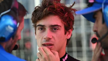 BAKU, AZERBAIJAN - SEPTEMBER 26: Franco Colapinto of Argentina and Alpine F1 on the grid prior to