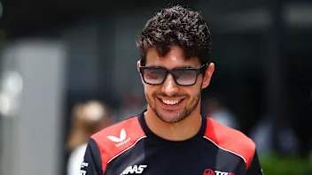 KUALA LUMPUR, MALAYSIA - OCTOBER 01: Esteban Ocon of France and Haas F1 walks in the Paddock during