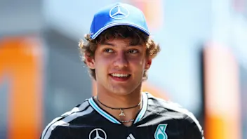 BARCELONA, SPAIN - JUNE 11: Andrea Kimi Antonelli of Italy and Mercedes AMG Petronas F1 Team looks