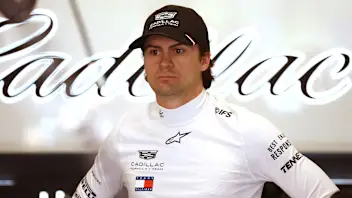 BARCELONA, SPAIN - JUNE 12: Colton Herta of United States and Cadillac F1 Team looks on in the
