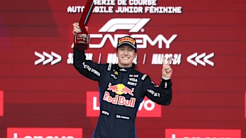 MONTREAL, QUEBEC - MAY 24: Race winner Alisha Palmowski of Great Britain and Campos Racing (21)