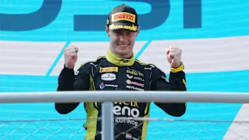MONZA, ITALY - SEPTEMBER 06: Race winner Joshua Durksen of Paraguay and Invicta Racing (2)