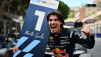 MONTE-CARLO, MONACO - JUNE 07: Race winner Nikola Tsolov of Bulgaria and Campos Racing (6)