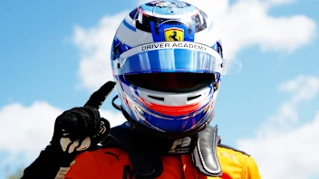 BUDAPEST, HUNGARY - JULY 24: Pole position qualifier Tuukka Taponen of Finland and MP Motorsport