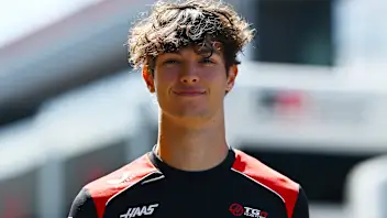 BUDAPEST, HUNGARY - JULY 25: Oliver Bearman of Great Britain and Haas F1 walks in the Paddock prior