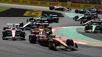 MONZA, ITALY - SEPTEMBER 07: Lando Norris of Great Britain driving the (4) McLaren MCL39 Mercedes