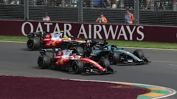 MELBOURNE, AUSTRALIA - MARCH 08: Charles Leclerc of Monaco driving the (16) Scuderia Ferrari SF-26