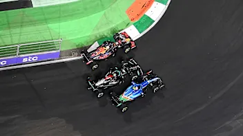 JEDDAH, SAUDI ARABIA - DECEMBER 05: Esteban Ocon of France driving the (31) Alpine A521 Renault,
