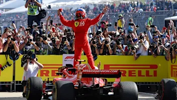 CIRCUIT OF THE AMERICAS, UNITED STATES OF AMERICA - OCTOBER 21: Race winner Kimi Raikkonen, Ferrari